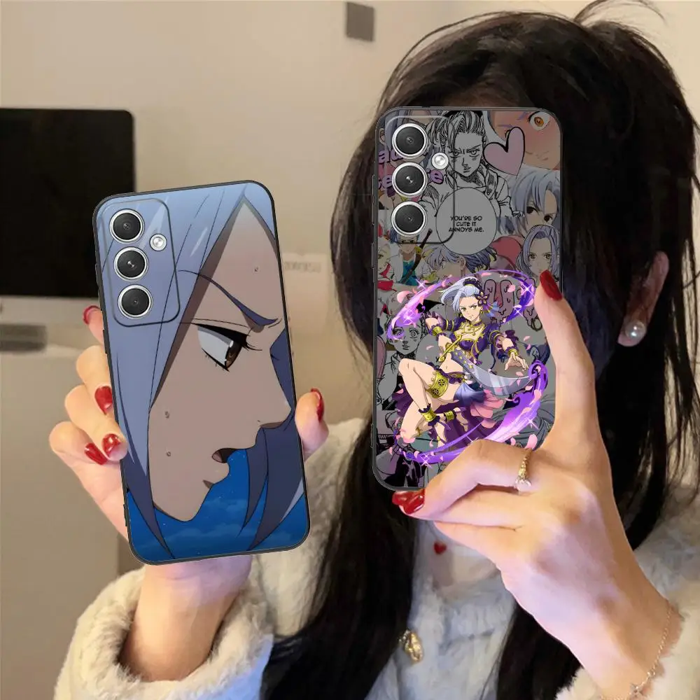 

Seven Deadly Sins Jericho Phone Case for Samsung Galaxy S25 S24 S23 S22 S21 S20 Note20 Plus FE Ultra Colour Printing Smartphone