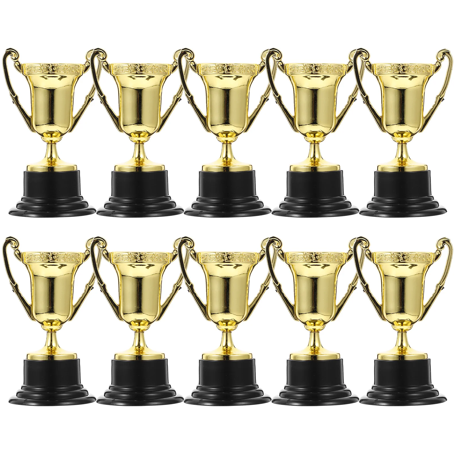 

10 Pcs Trophy Creative Model Decorate Kids Reward Toy Home Desktop Children Plastic Small Prize Cup Award