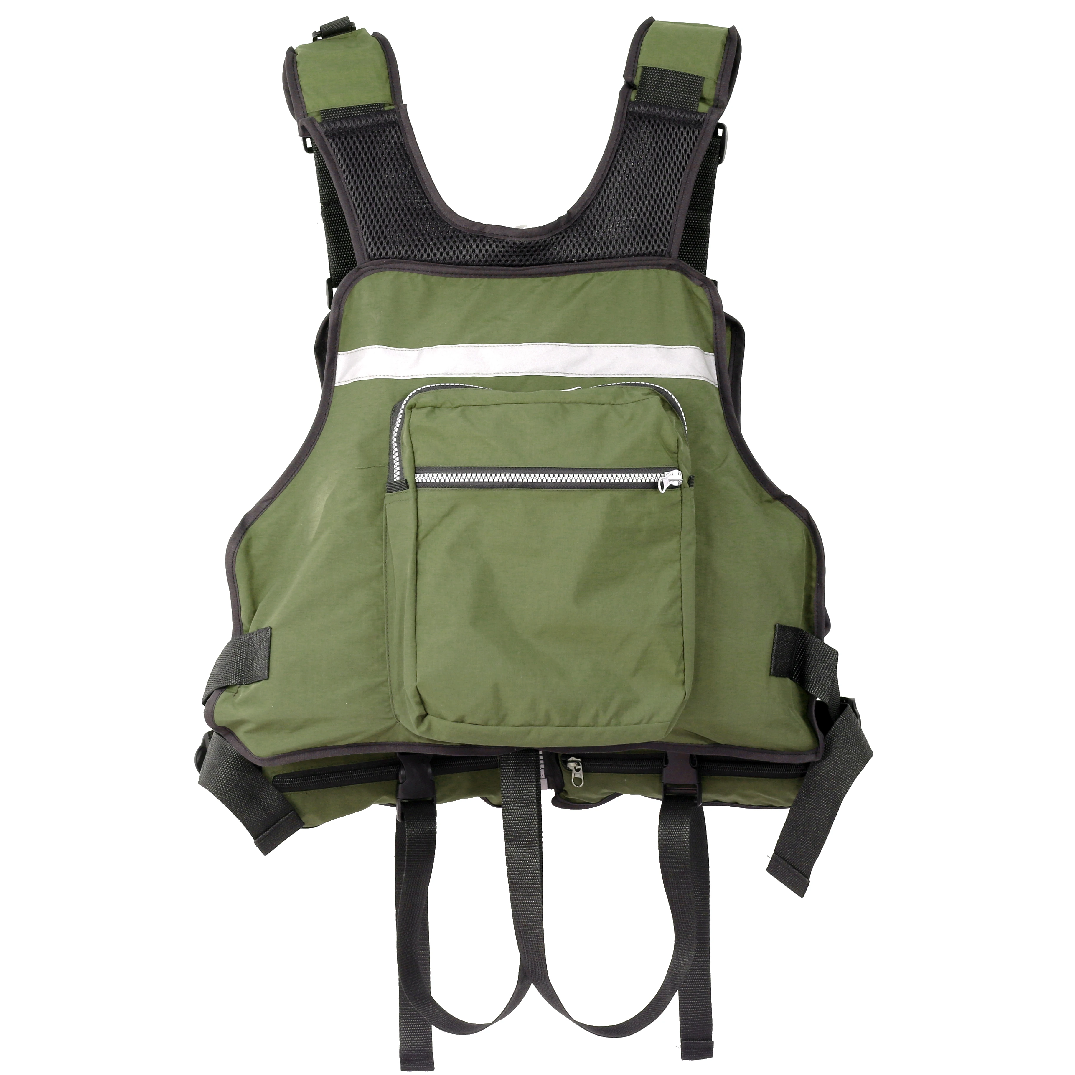 Rescue Adult Swimming Life Vest Buoyancy First Aid Kayak Multi-function Bag Fishing Life Jacket for Drifting Boating Adjustable