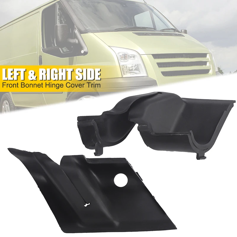 2Pcs RV Front Windshield Wiper Cowl End Panel Cover Trim For Ford Transit Mk7 2006-2013 1433665 1433666 6c11-16k814-Ae - view 6