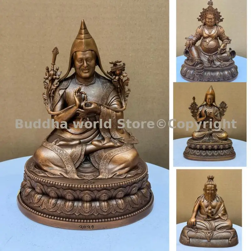 15cm Lamaism Tantric Sect Exquisite Buddha statue rare Buddha statue copper buddha Tibet LAMA Buddhist Altar family worship