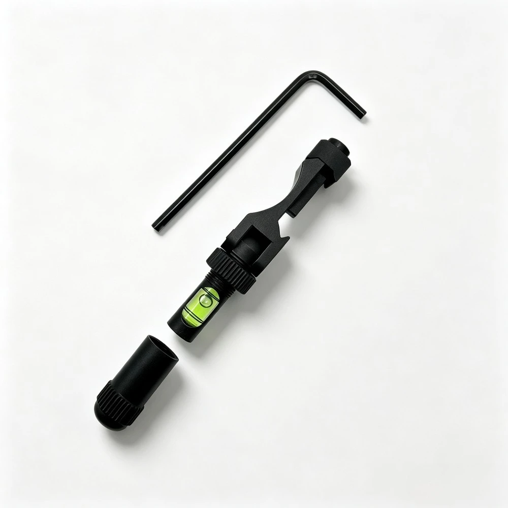 Tactical Optical Rifle Fold Away Scope Leveling Kit Scope Leveling Tool Anti-Cant Bubble Level for Picatinny Rail