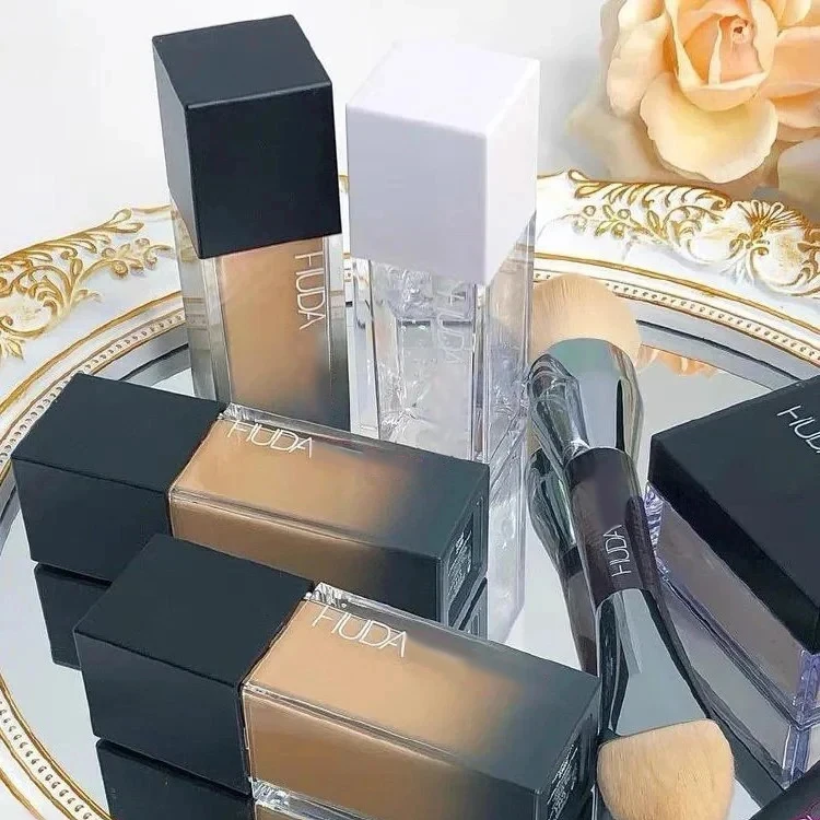 بودرة أساس سائبة للخبز والإعداد، كريم أساس سائل لا تشوبه شائبة، كونسيلر يدوم طويلاً للتحكم في الزيت، وجه طبيعي، مكياج مقاوم للماء #2