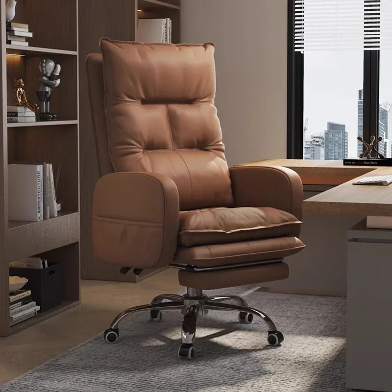 # Boss Office Chairs Bedroom Salon Furniture  Luxury Fallow Office Chairs Sedentary Comfort Ergonomic Backrest Is Adjustable