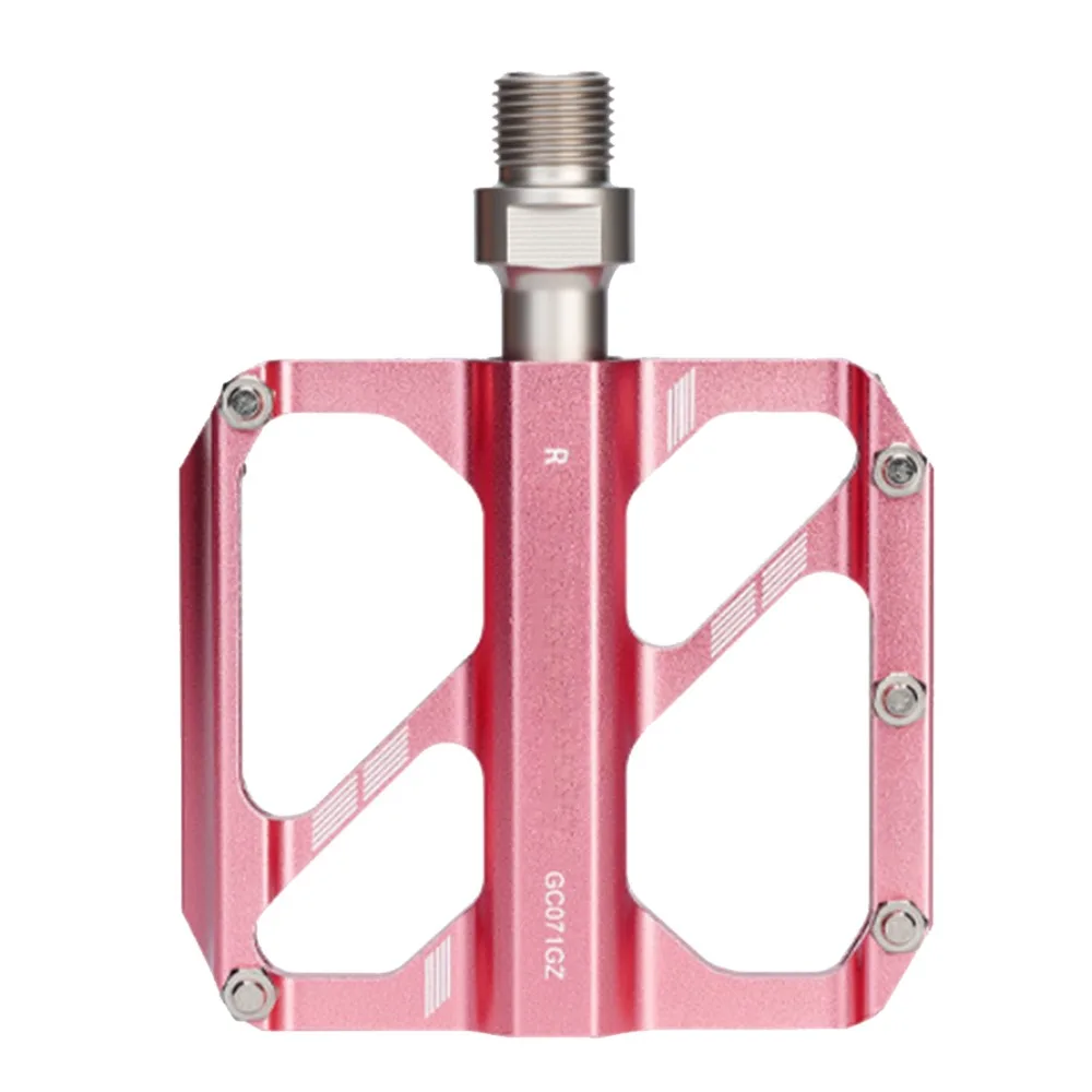 Aluminum Alloy Bike Pedals Non-Slip Chrome Molybdenum Steel Axle Road Bike Pedals Ergonomic 9/16 Inch Thread
