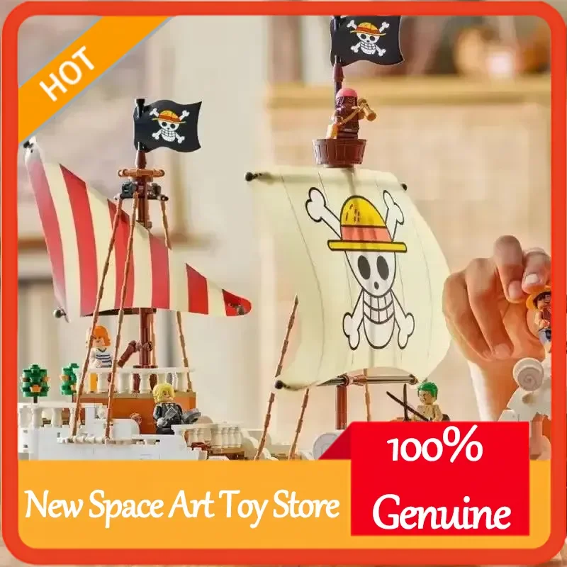 

Конструктор «Пиратский корабль Going Merry» из серии One Piece, фигурки, игрушка для сборки, подарок для мальчиков, детей, друзей, сюрприз для фанатов аниме