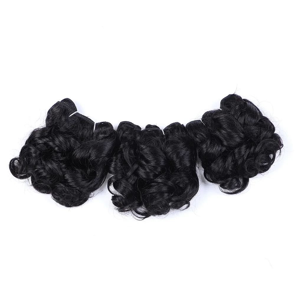 Sleek Brazilian Jerry Curly Human Hair Bundles Romance Curl Highlight Human Hair Weave Bundles Natural Remy Hair Extension