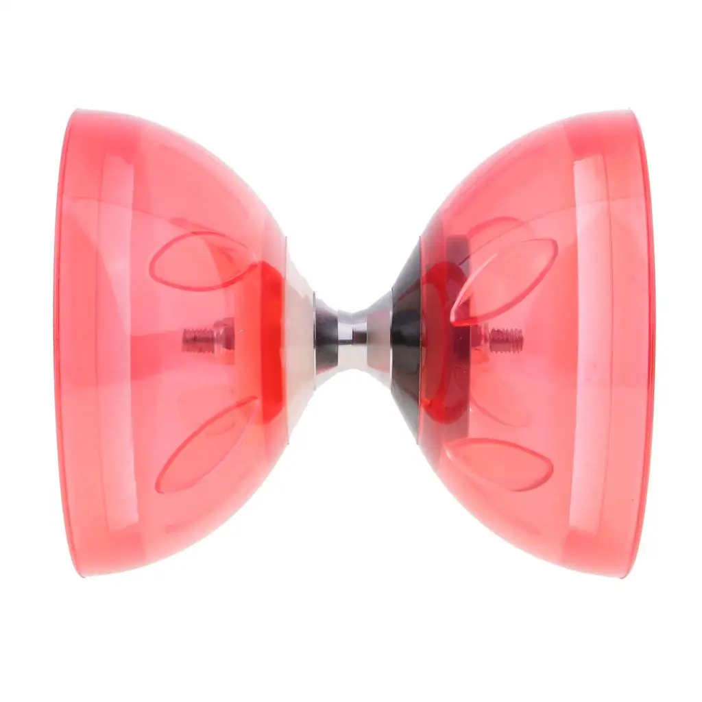 

Профессиональный диаболо для жонглирования с тройным подшипником, металлическими палочками и шнуром, диаметр 13/10,5 см