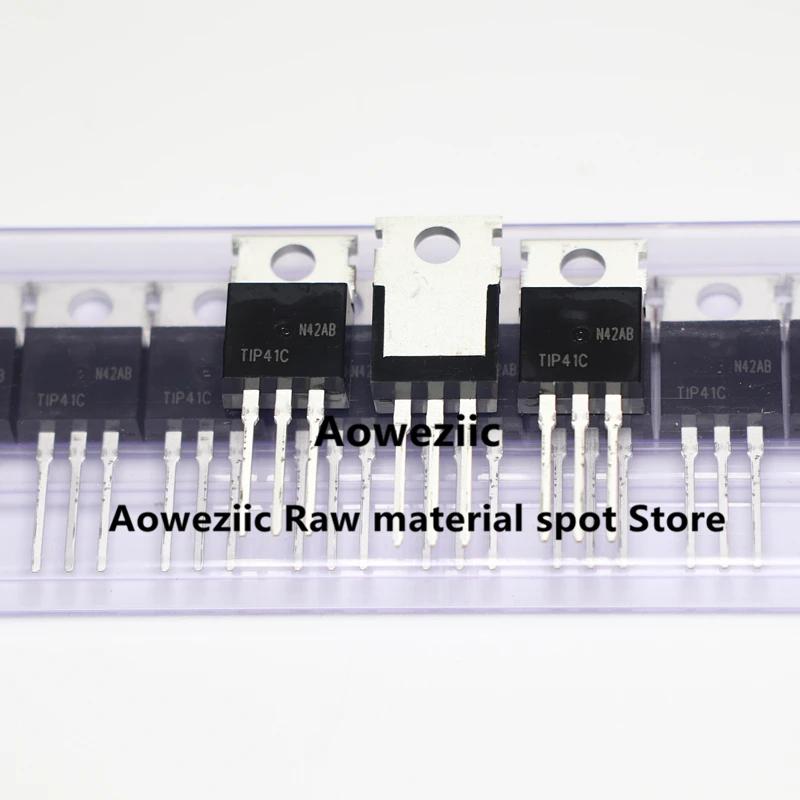 Aoweziic  2022+  100% New Imported Original TIP41C TIP42C  TIP41 TIP42 TO-220 Darlington Power Transistor  Tube 6A 100V