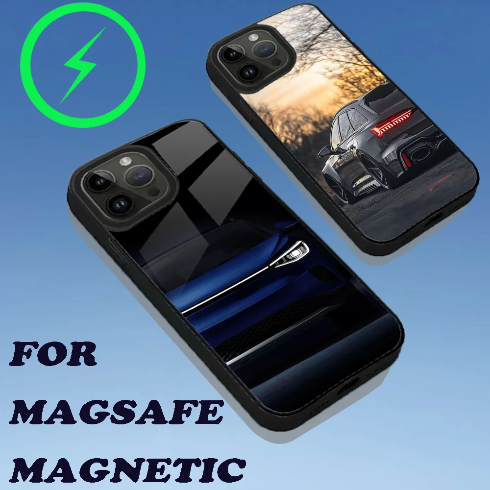 Car Phone Case For iPhone 16,15,14,13,12,11,Plus,Pro,Max Mini Magsafe Cool V-VolkswagenES-Golf Magnetic Wireless Charging