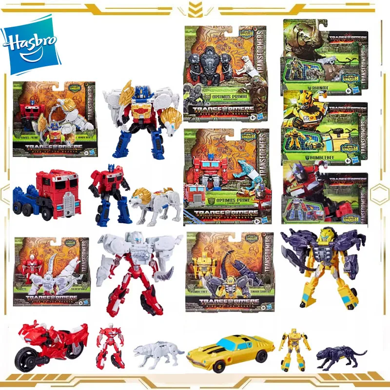 

Hasbro Original Transformers Anime Figure Creative Deformation Alcey Optimus Prime Action Figure Toys for Boys Girls Kids Gift