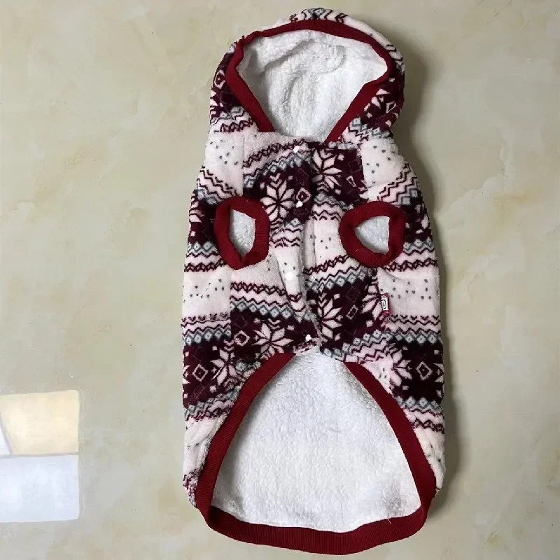 

Рождественская одежда для собак, зимнее пальто для больших собак, куртка бордер-колли, самоед, хаски, лабрадор, золотистый ретривер, одежда для домашних животных