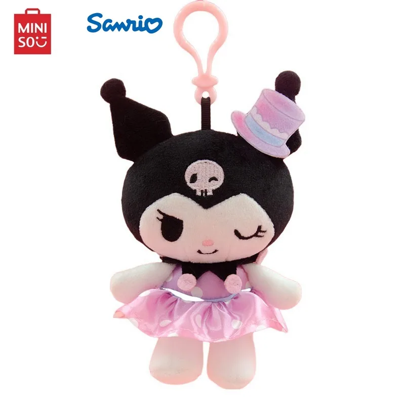 Miniso Sanrio Anhänger niedlich cool Lomi Schlüssel bund Hallo Kitty Pacha Hunde tasche kleine Anhänger dekorative Rucksack Anhänger Schlüssel ring Geschenk