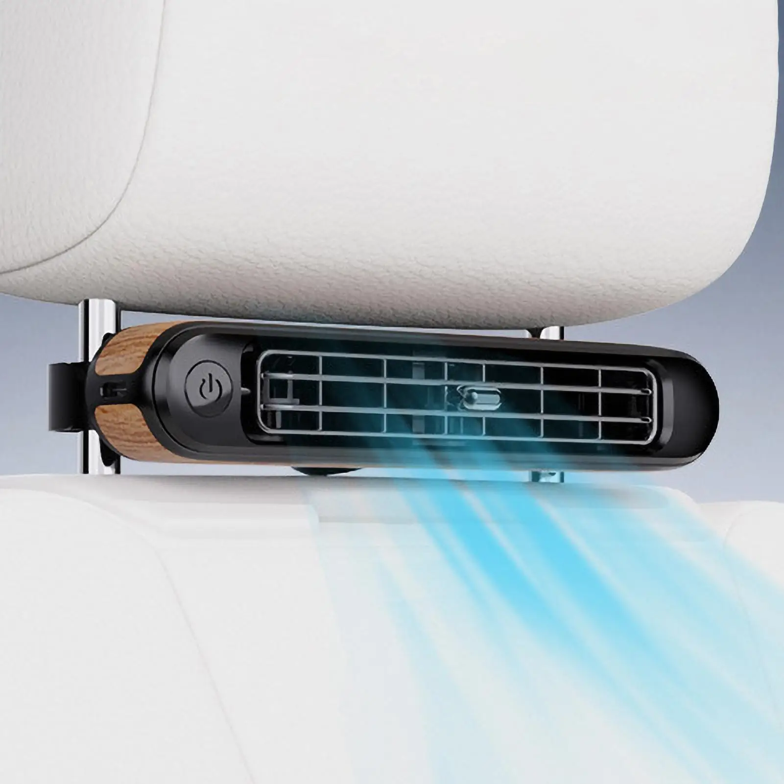 Car Fan for Back Seat 3-Wind Speeds USB Powered Car Seat Cooling Fan Portable Car Fan Portable Vehicle Fan Car Seat Fan