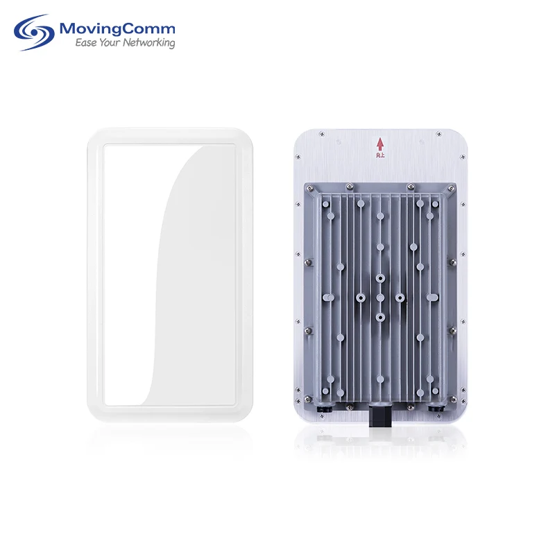 Punkt dostępowy Wi-Fi 1200 Mb/s, most Wi-Fi z PoE 48 V, zewnętrzny, 5 GHz, zasięg 15 km, bezprzewodowy router mostowy Wi-Fi do kamer Wi-Fi