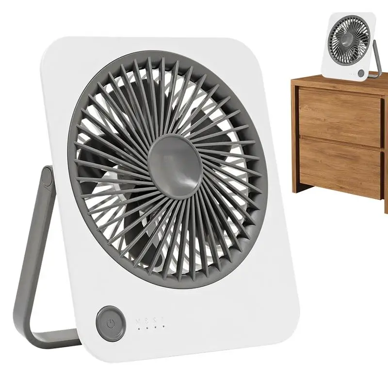 Desk Fan With Strong Speed Table Cooling Gadgets Wind Desktop Mini Super Powerful Portable Fans For Home Bedroom Offices