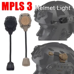 Tactical MPLS Helmet Light Princeton Softair Lantern IR Red Green LED Flashlight MPLS 3 LED Lamp Weapon MPLS3 Fast Helmet Light