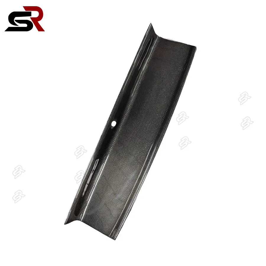 For Ford Mustang carbon fiber car rear cover plate guard luggage compartment cover decorative strip car accessories body kit