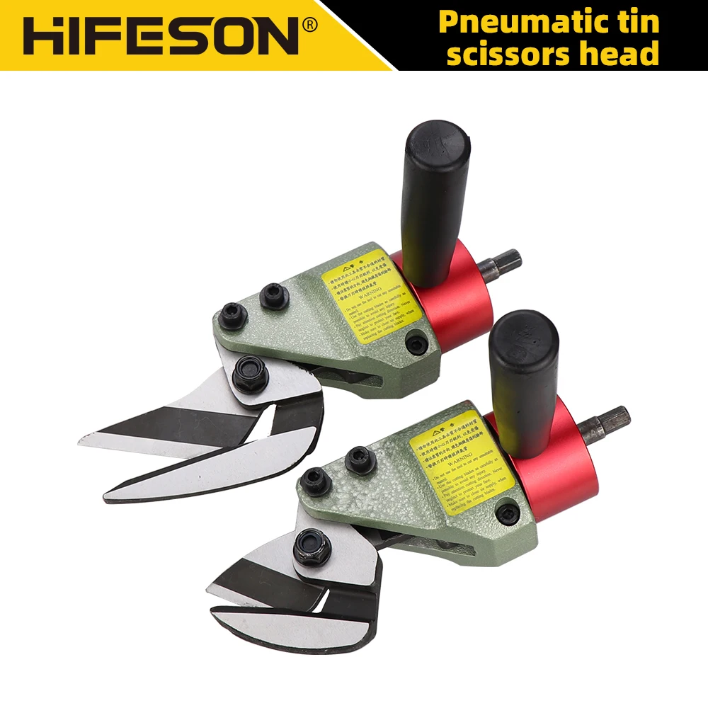 HIFESON Air Scissors Heads Shears Cutter Head Nipper Pneumatic Crimping Pliers Tool Part For Metal Sheet Metal Mesh Cutting