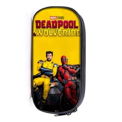 Astuccio per matite scolastico Deadpool Wolverine Cool Marvels Borse per matite da supereroe per ragazzi Forniture per studenti Astuccio per penne per bambini Scatola di cancelleria