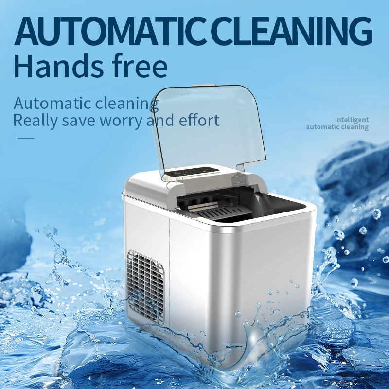 Automatic APP Control Self Cleaning Countertop Ice Maker Portable Ice maker machine for home use