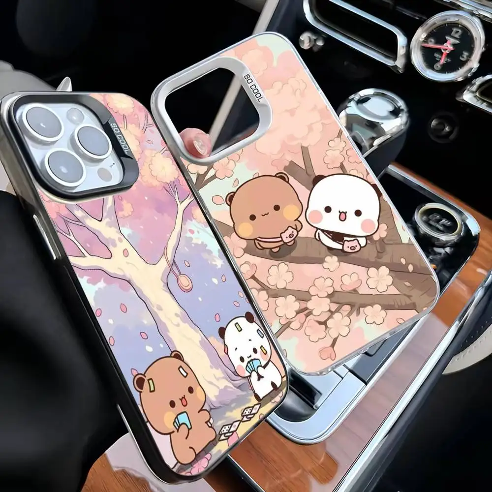 

Cute BuBu D-DuDu Phone Case For iPhone 16,15,14,13,12,11,Mini,Pro,MAX White Matte Shockproof Cover