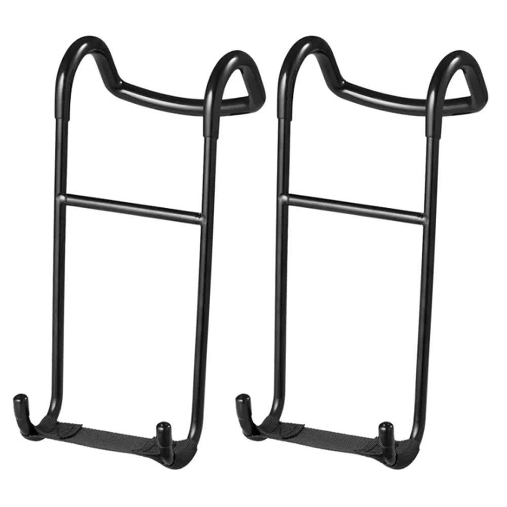 2 قطعة خطاف كاشف الدمبل تصمد 225LB خطاف الدمبل الثقيلة الثقيلة الدمبل رف المرفقات موصل السلامة