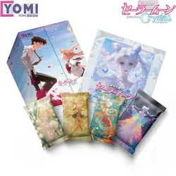 Anime Sailor Moon Card Tsukino Usagi Small Lady Hino Rei Prezent dla dzieci Zabawka Prezent Rzadkie kolekcje Wykwintne karty tłoczone na gorąco