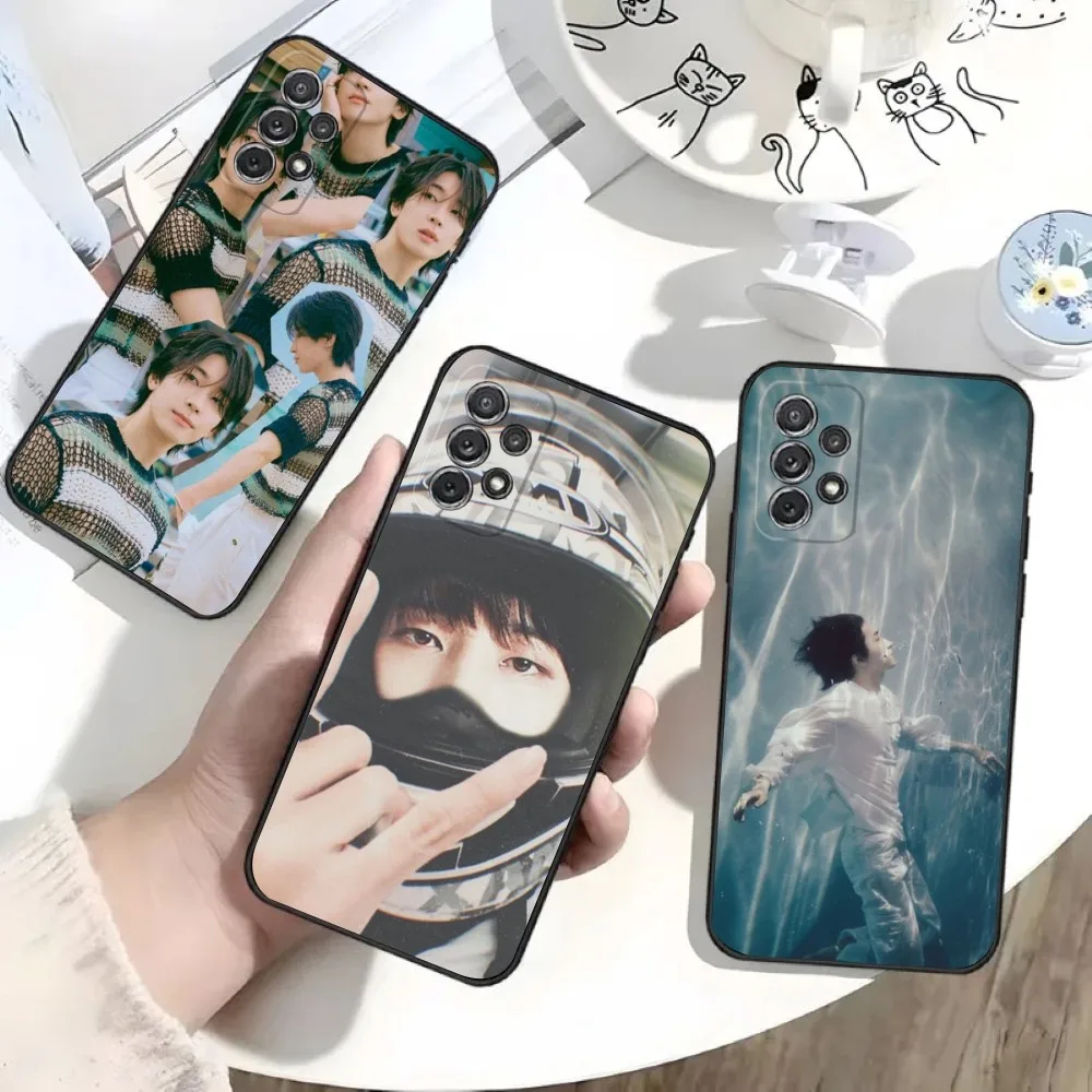 

Singer W-WONWOO Phone Case For Samsung S25,S24,S21,S22,S23,S30,Ultra,S20,Plus,Fe,Lite,Note,10 Black Soft Shell
