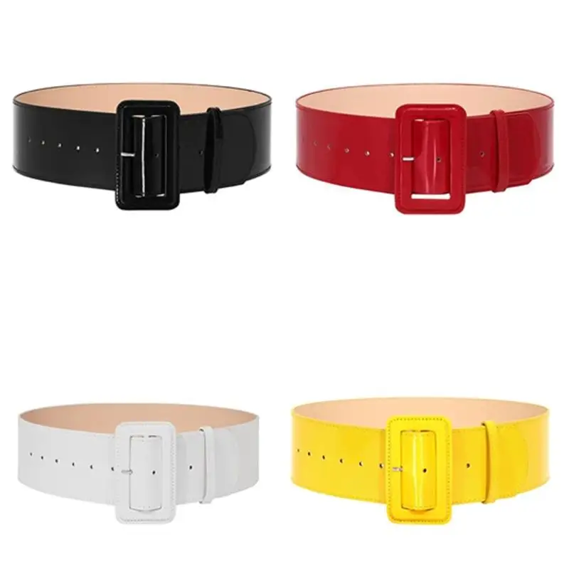 

39BB Decorative Wide Waistbelt Adjustable Corset Belt For Women Wide Elastic Fabric Belt For Sweater Dress Outfit