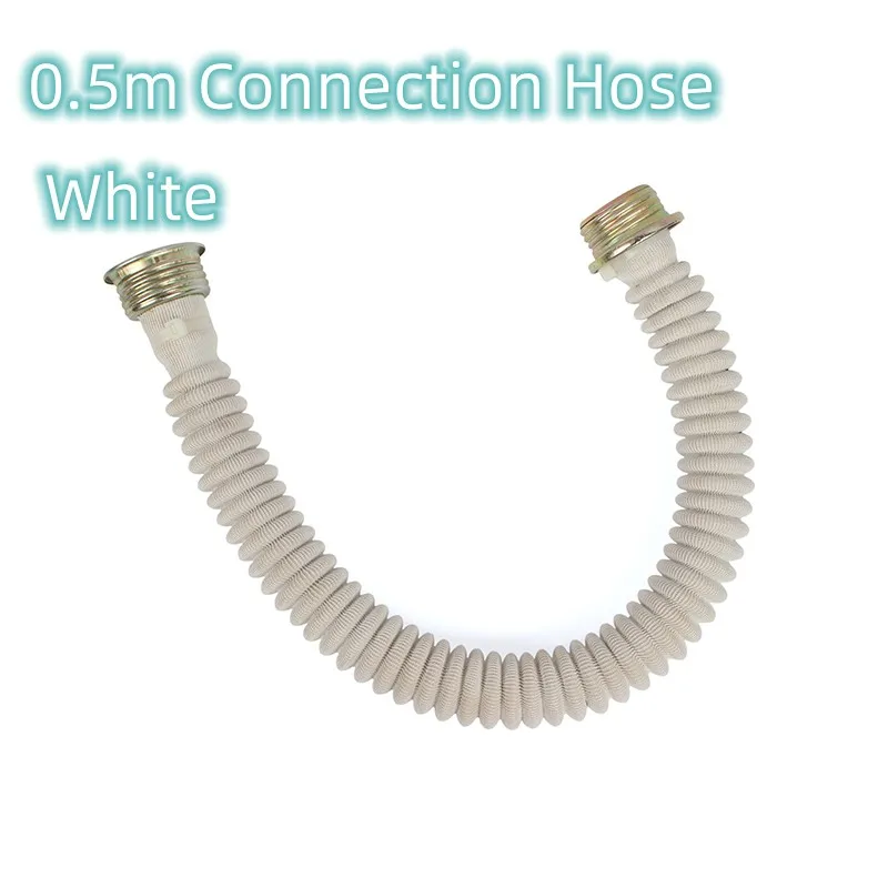 0.5 m/1 m 40mm Rubber Gegolfde Buis Gas Stofmasker Filter Aansluitleiding RD40 Interface Snorkel Slijtvaste ademhalingsbuis