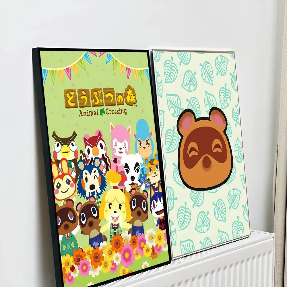 Game Animal C-Crossings Poster Waterproof Wall Art Sticker For Bar Living Room Vintage Room Decor High Quality Print Gift view 3