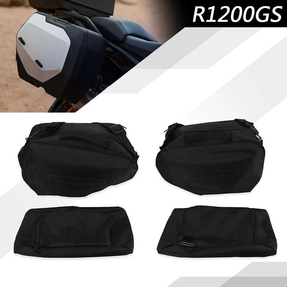 

Motorcycle Suitcases Inner Bag Toolkit Side Case Pannier Saddle Bag Kit For BMW R1200GS R1200 GS ADVENTURE 2014-2018 2017 2016