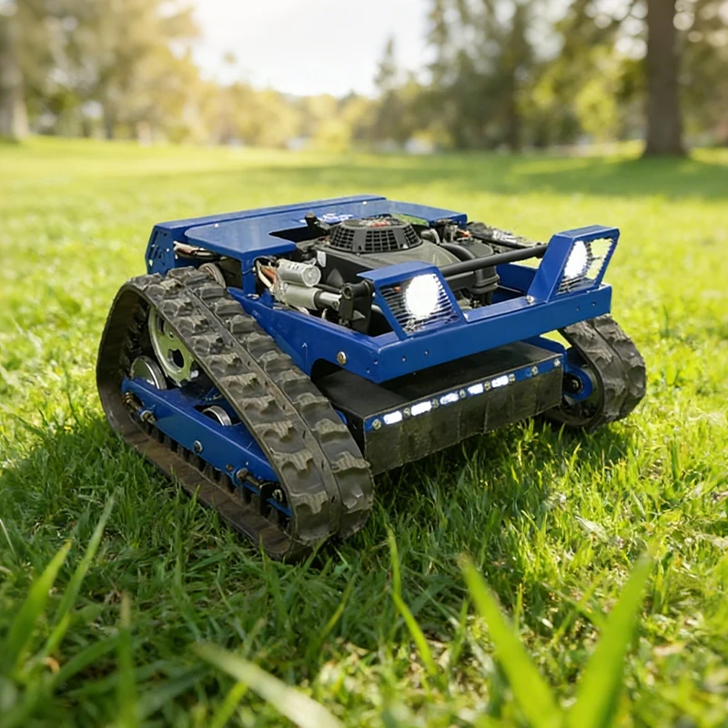 Multi-Functional Lawn Mower with Adjustable Cutting Heights Remote Control Lawn Mower Home Garden Maintenance Robot Lawn Mower