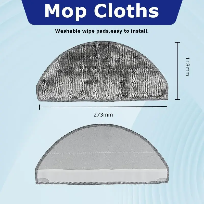 فرشاة الأسطوانة الرئيسية فلتر HEPA ممسحة القماش لملحقات أجزاء المكنسة الكهربائية الروبوتية Xiaomi E10 B112 E12