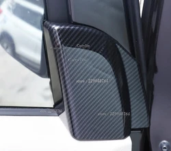 For Nissan NV200 Evalia 2013-2018 Carbon Fiber Color Car-styling Pillar A Triangle Frame Cover Trim Sticker Interior Accessories