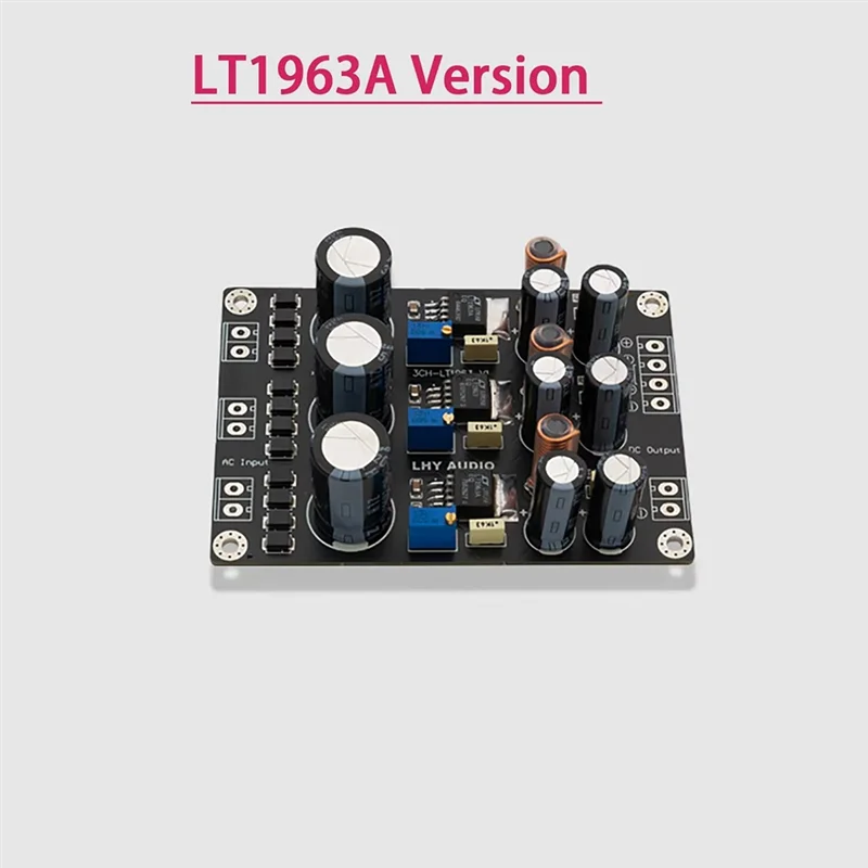A37T-LT1963A Alimentatore lineare regolato a basso rumore regolabile a 3 vie 15V OP AMP Hifi Amplificatore DAC RF fai da te