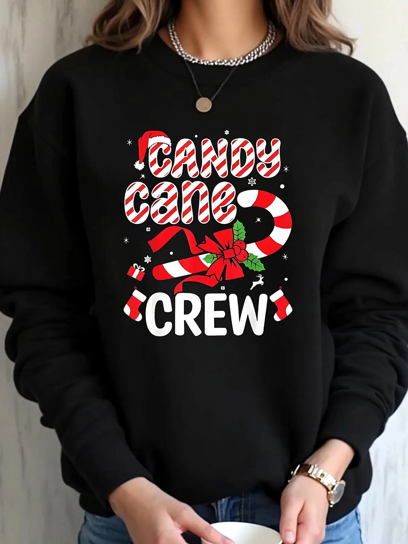 

Женская толстовка большого размера с Рождеством в клетку с леопардовым принтом, повседневная одежда на открытом воздухе