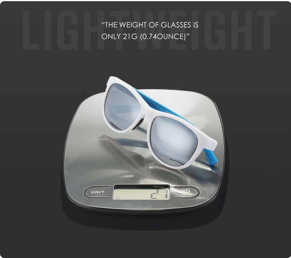 KDEAM Reduzieren Die Hellsten Licht POLARISIERTE Sonnenbrille Frauen Gesättigt Beschichtung Sonnenbrille Platz 58mm Medium Größe Shades Für Männer – Detail 3