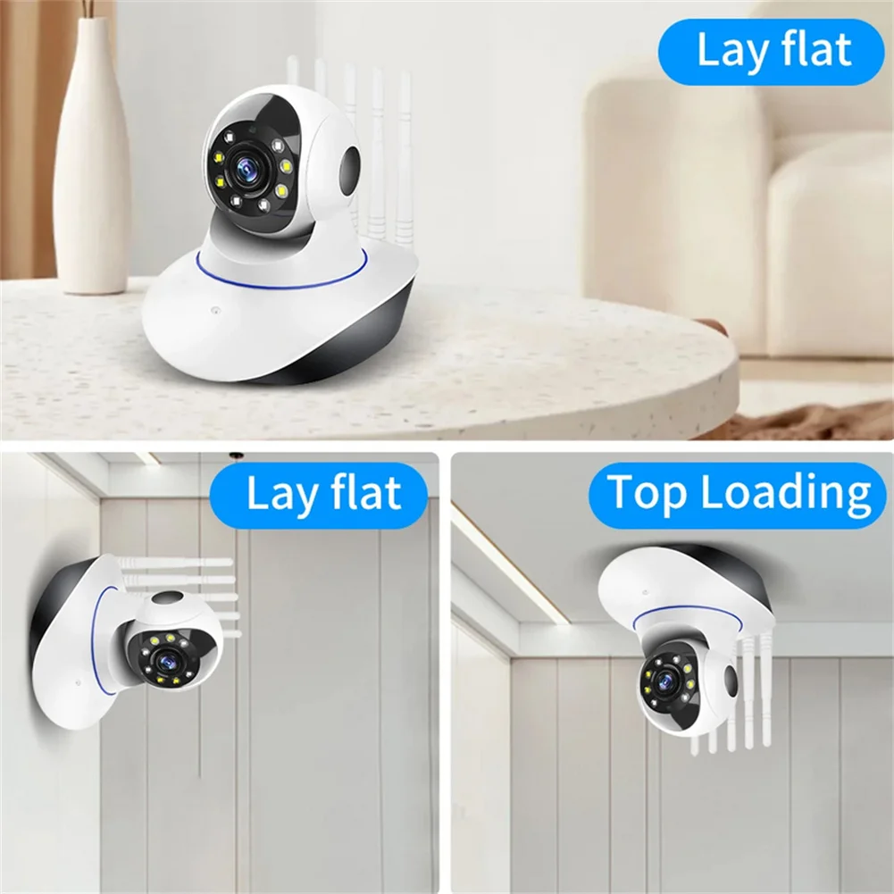 Hd 5MP Wireless IP Camera CCTV 2.4G Wifi Camcorder Security Surveillance Cam Smart Auto Tracking Baby Monitor