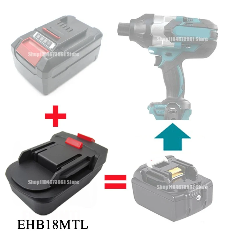 Power Tool Adapter Converter for Einhell For Ozito for Power-X-Change 18V Li-ion Battery for Makita for LXT Electric Power Tools