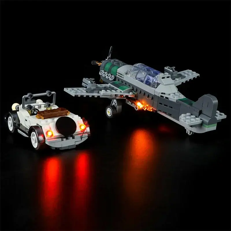 DIY LED Light Kit For LEGO 77012 Plane Chase（Only LED Light,Without Blocks Model）