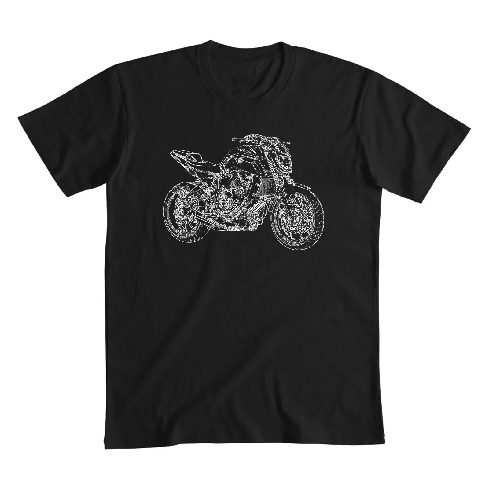 

2025 New summer Men T Shirt Casual MT-07 T-shirt motorcycle Graphic Short Sleeves 100% Cotton Cool Tee