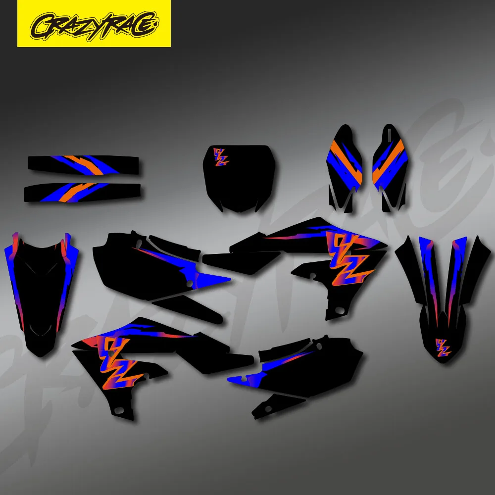 Custom Motorcycle Graphics DECALS STICKERS Kits for Yamaha YZF450 2018- 2021 2022 For YZ250F YZF250 2019 2020 2021 2022 2023