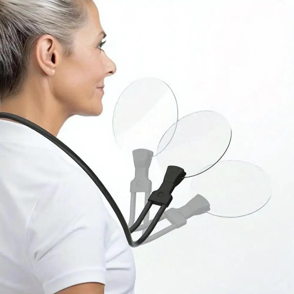 Magnifier with Led Light Hands Free Magnifying Glass 5x Magnifying Glass with 6.38-inch Lens 3 Light Modes Led for Seniors