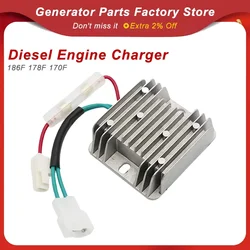 186F 178F 170F Diesel Engine Charger 12V Generator Automatic voltage regulator accessories