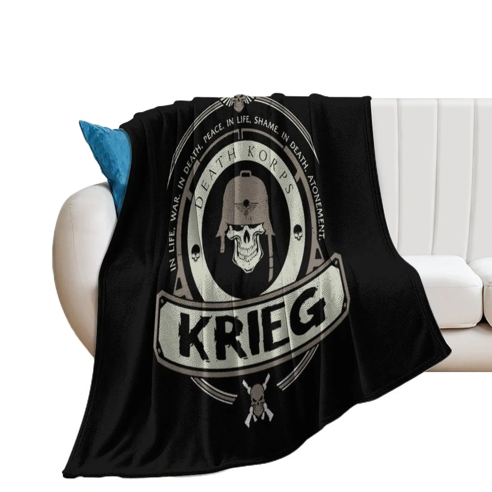 

KRIEG - LIMITED EDITION Throw Blanket Giant Sofa Hairys Furrys warm winter Blankets