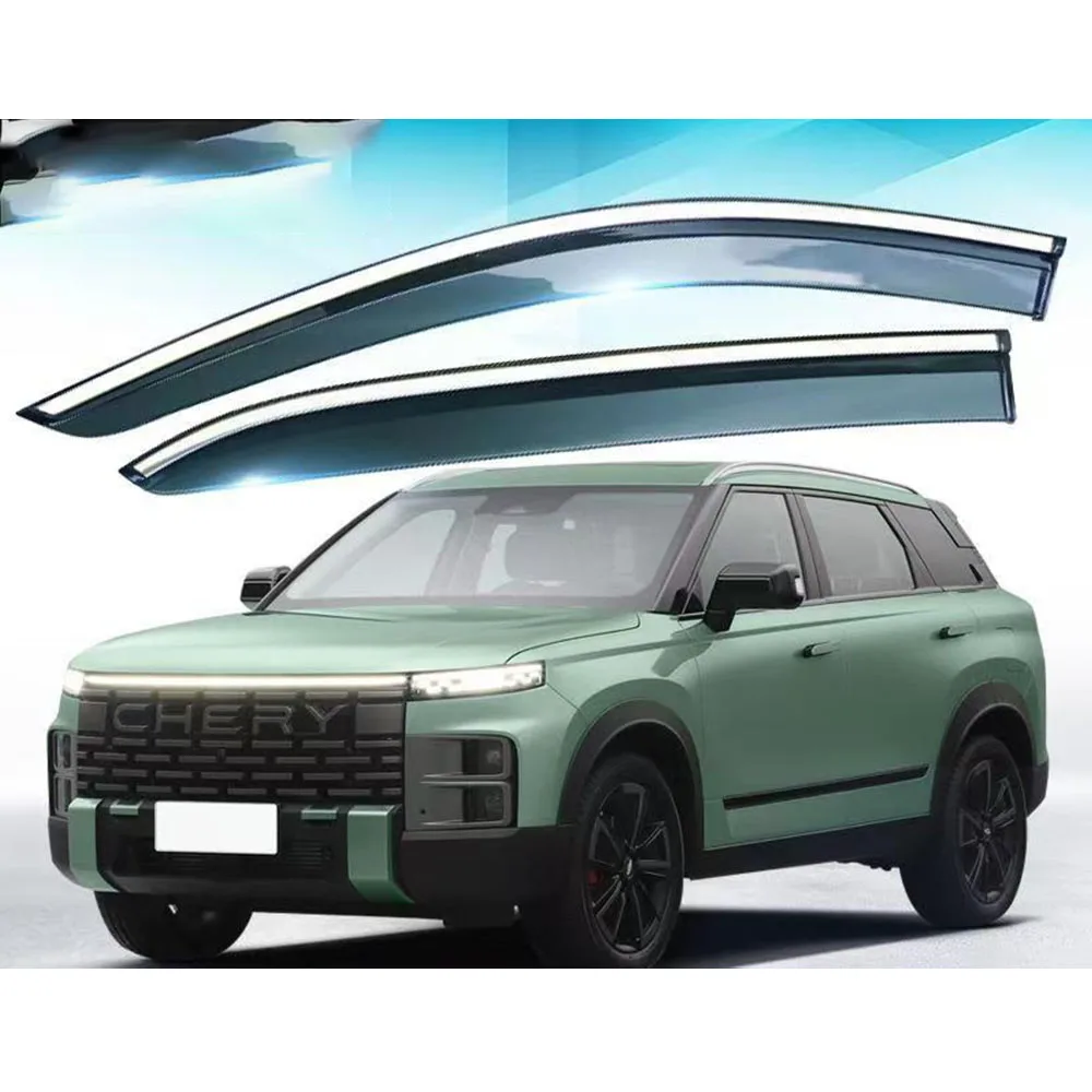 

Car Window Visor Waterproof Protect Sunny Rainy Shelter Auto External Accessory For CHERY Jaecoo J7