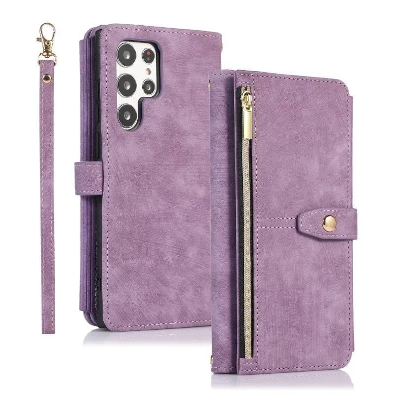 

Кожаный чехол для Samsung Galaxy S23 FE S24 Ultra S22 Plus A54 A15 A35 A55 A05 A05S