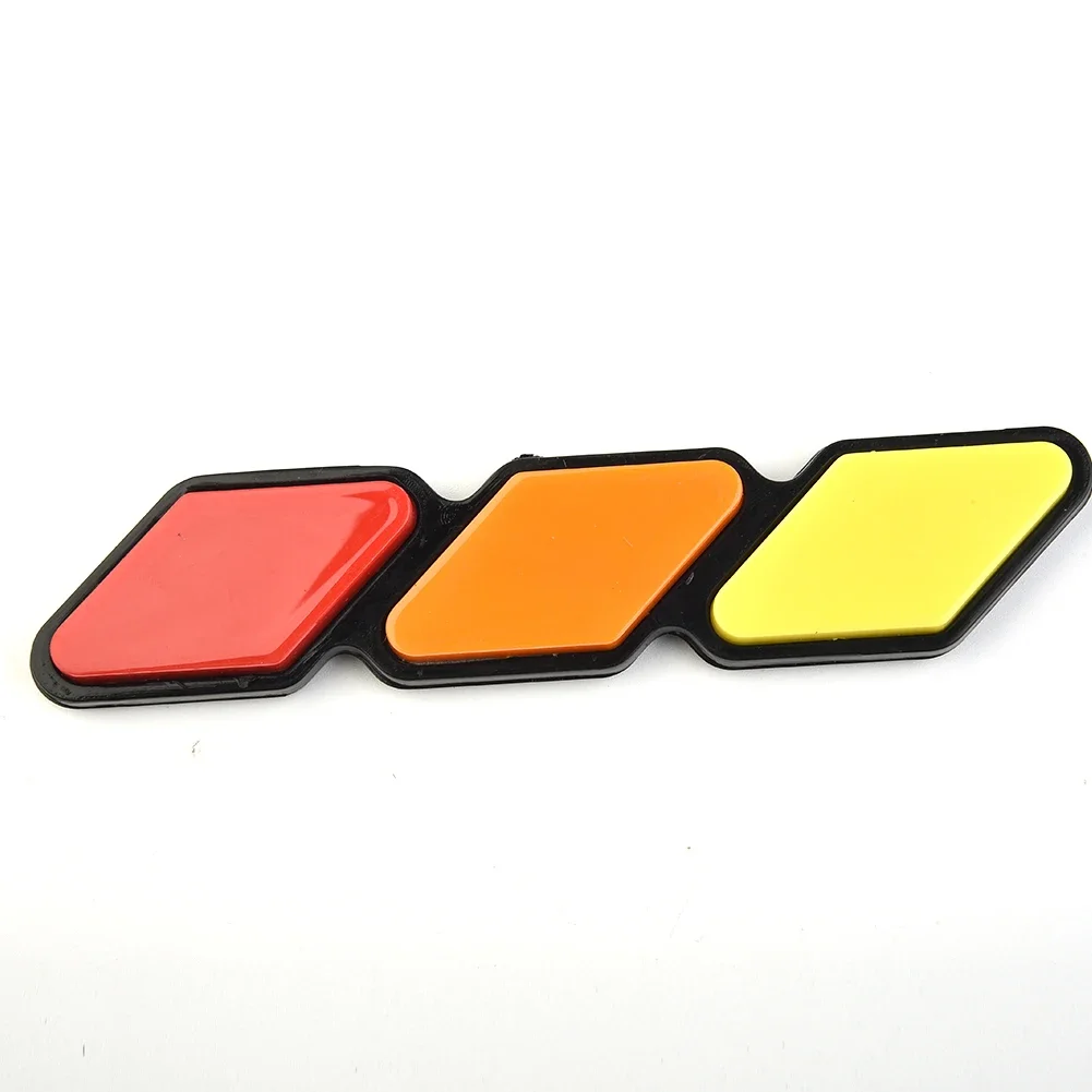 1pc Car Tri-Color 3 Grille Badge Sticker Fits For Toyota For 4Runner For Rav4 High Quality Car Accessories